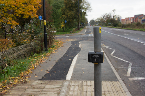 A59 divided pavement