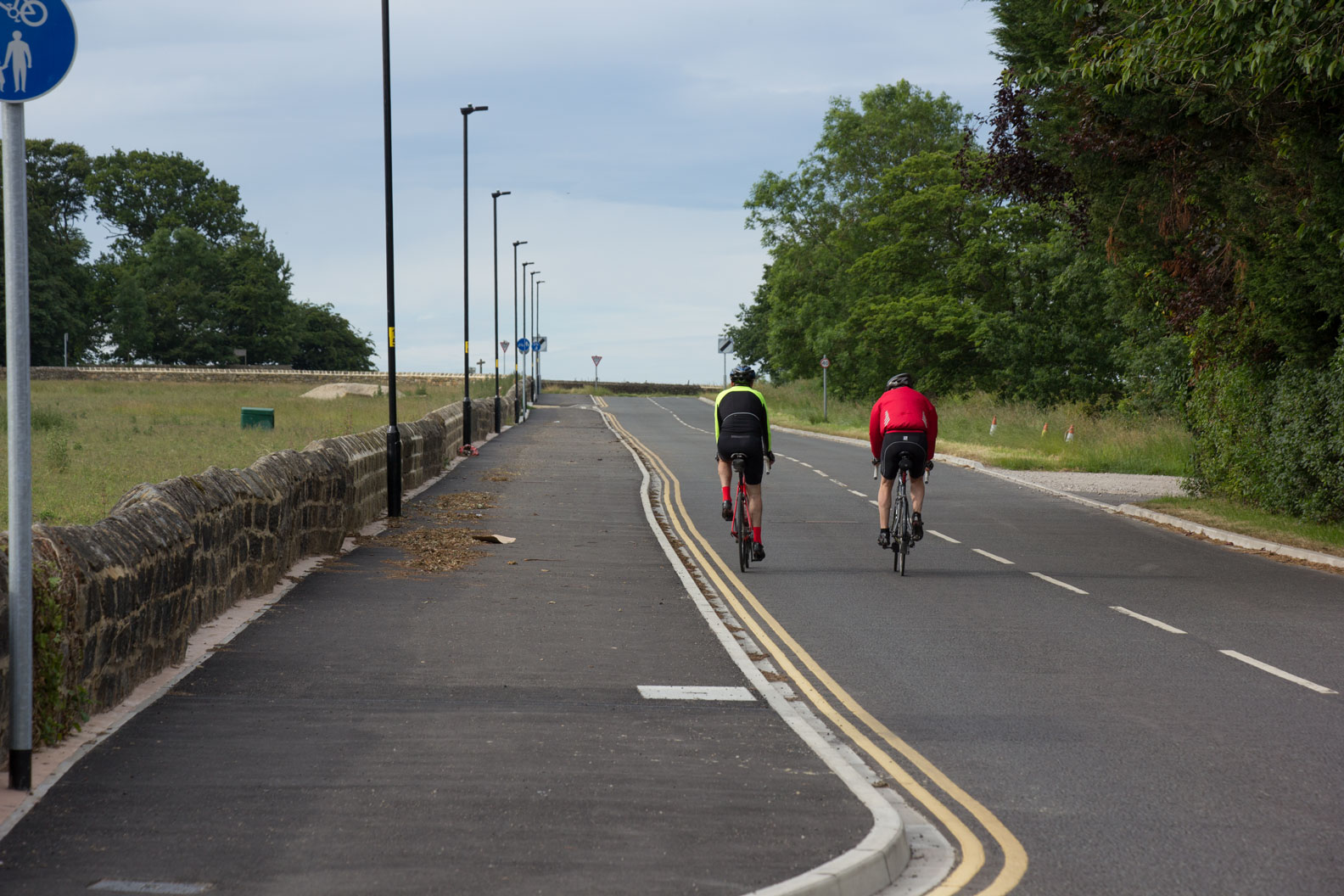 Cyclists on Beckwith Head Road