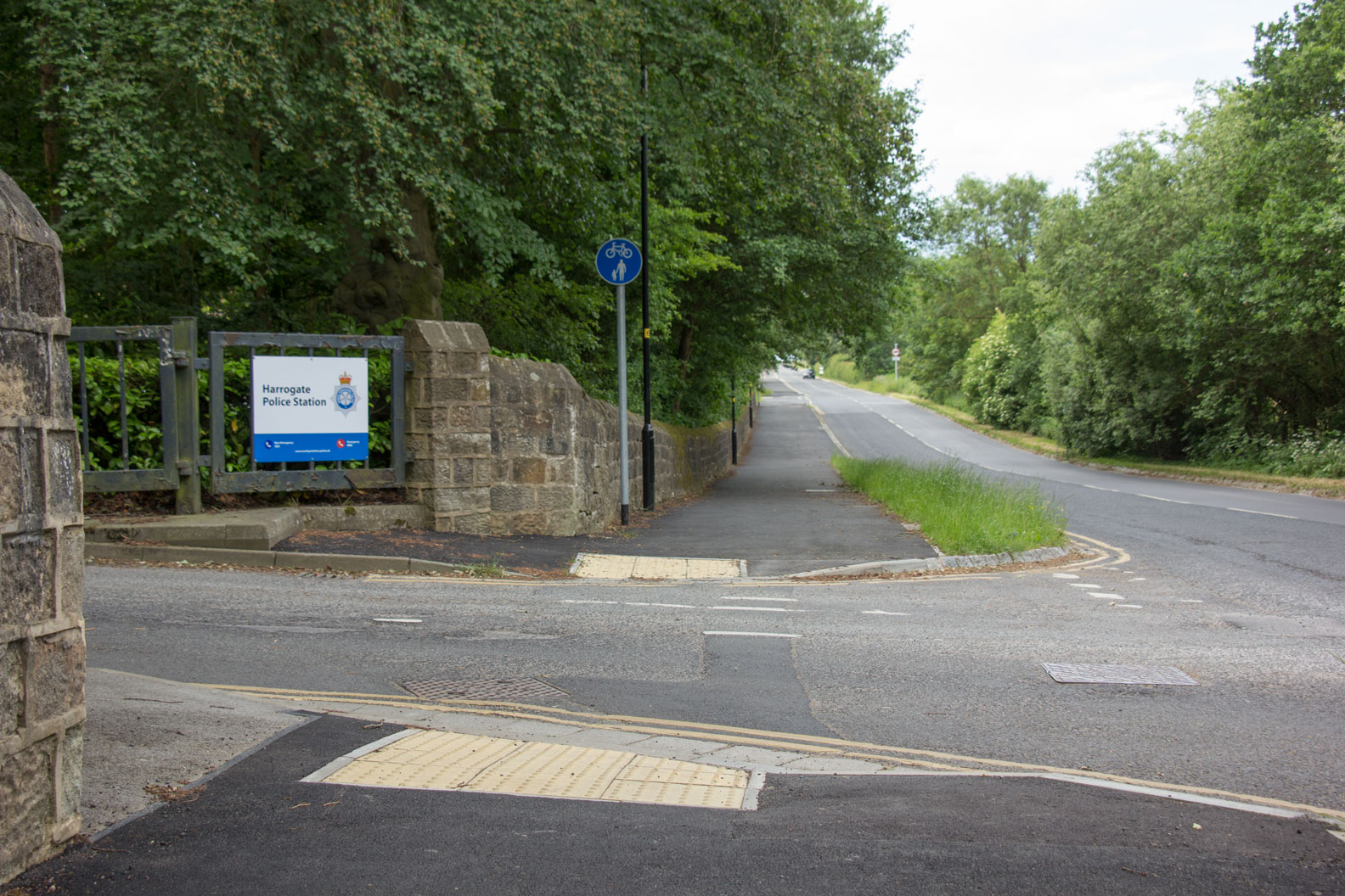 Entrance to Harrogate police station