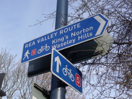Birmingham cycle route