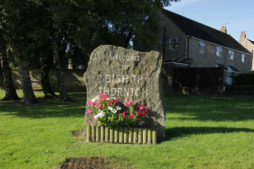Bishop Thornton sign