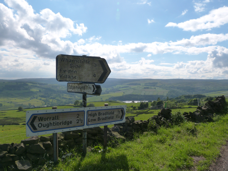 View from top of Bradfield Tour de France climb