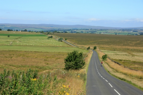 Cyclist on Broad Dubb Road