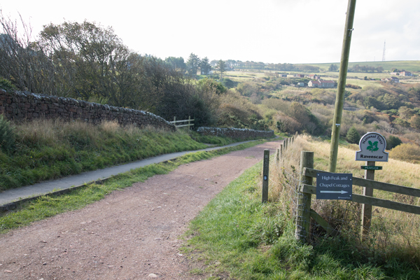Cinder Track, descent from Ravenscar