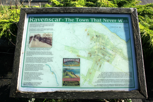 Ravenscar information board