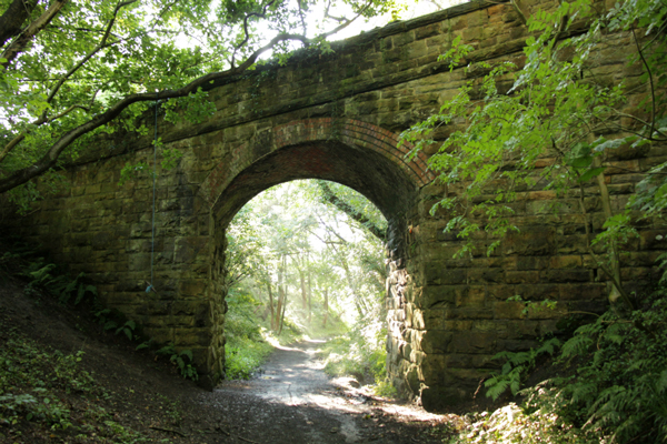 Bridge over the Cinder Track near Cloughton