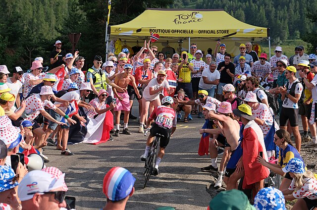 Tour de France on Col de la Couillole 2024