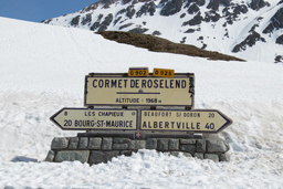 Top of the Cormet de Roselend