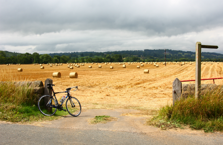 Bike at the roadside