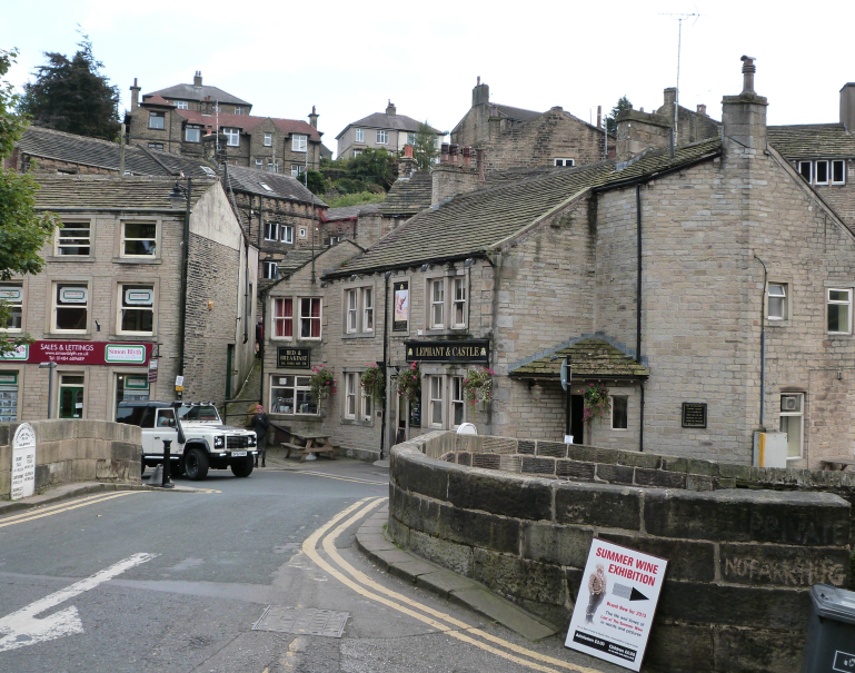 Bridge in the centre of Holmfirth