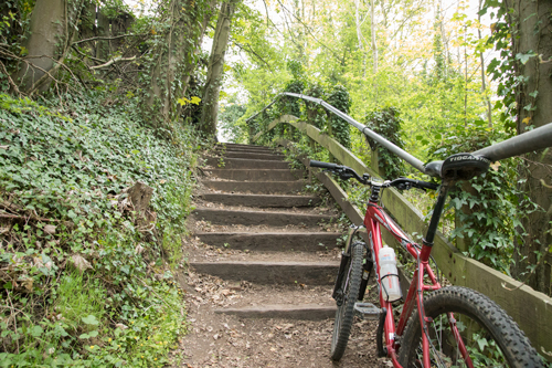 Stairs at crossing of B1248