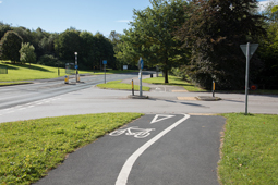 Jennyfield Drive Cycleway, at the Hydro entrance