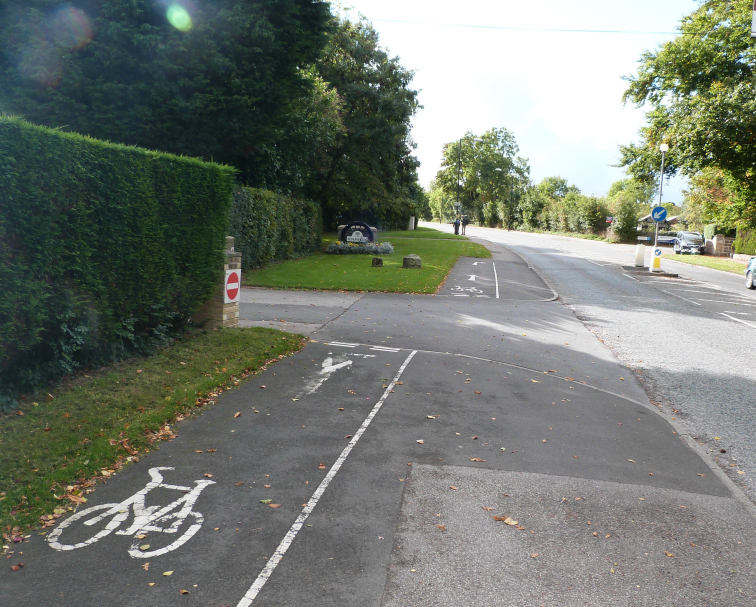 A59 cycle way near Knaresborough
