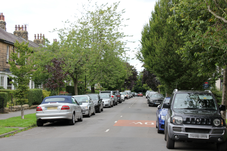 Parked cars, Harrogate