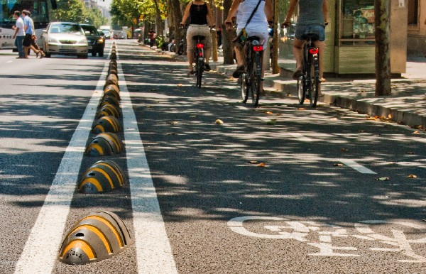 Spanish segregated cycle infrastructure