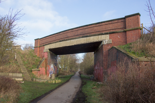 Railway path across Naburn Moor