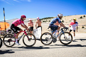 Ben Healy and Valentin Paret-Peintre on Stage 16 TDF 2025
