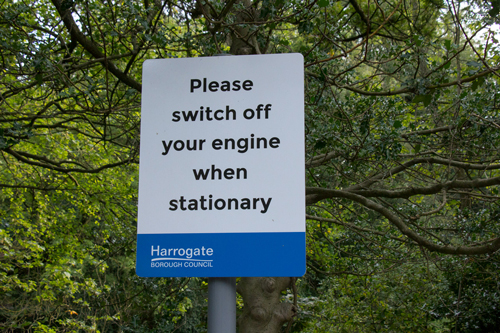 Switch engine off sign, Knaresborough