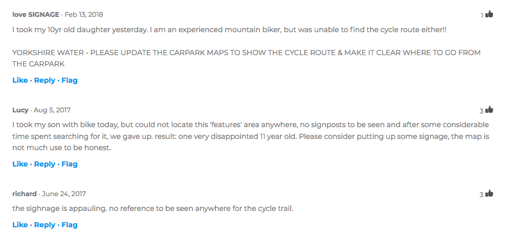 Timble bike trail comments