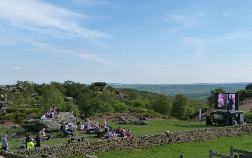 Tour de Cinema at Brimham Rocks