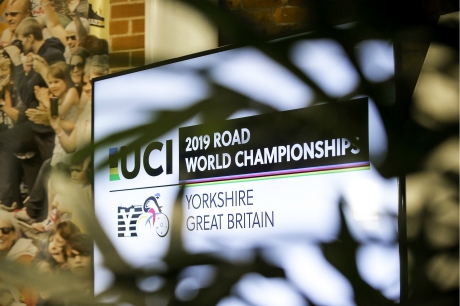 Yorkshire UCI 2019 sign