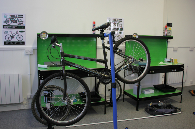 Work benches at Veloheads Work benches at Veloheads
