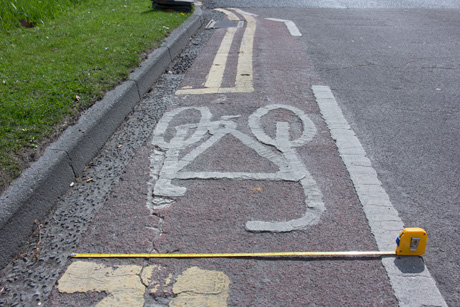 West Park cycle lane