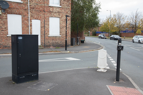 Acomb Road junction - strange island