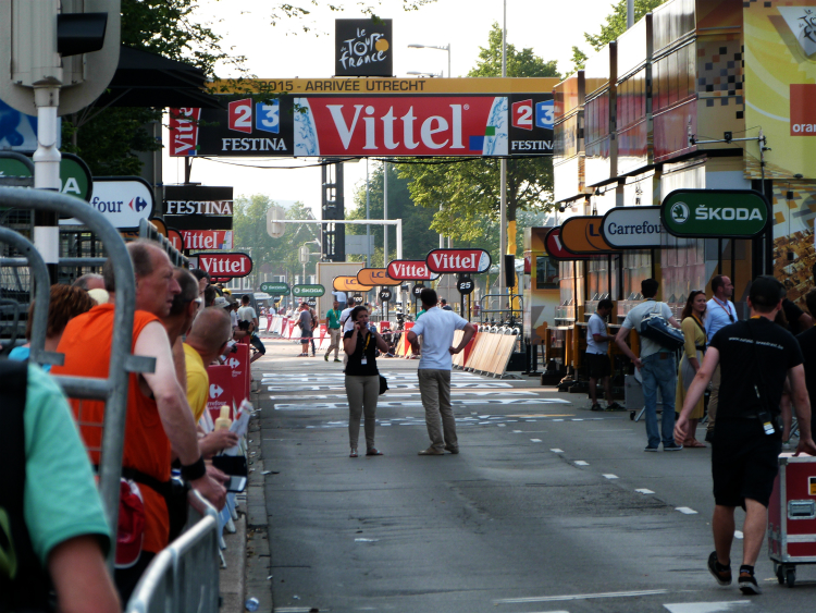 Finish line, stage 1, Utrecht