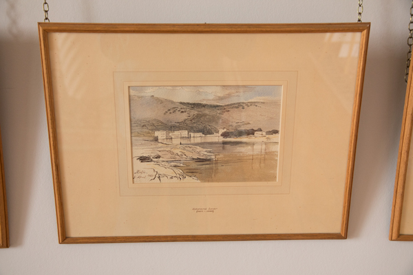 Lear watercolour, Burton Agnes