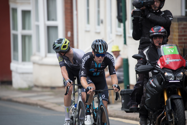 Sean Flynn at the men's road race, British Champs 2023