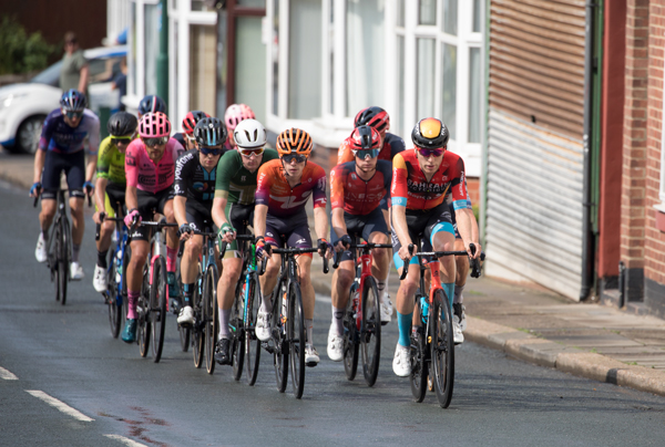 Fred Wright at the men's road race, British Champs 2023