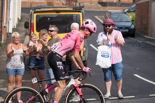 Simon Carr at the men's road race, British Champs 2023