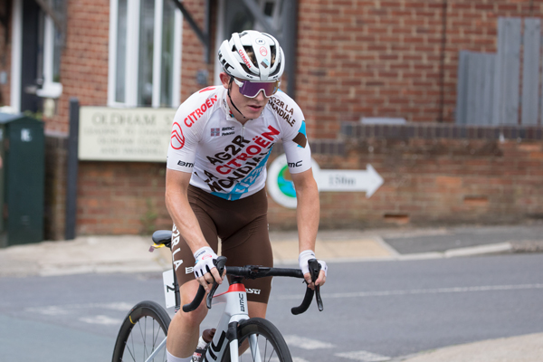 Henry Lawton at the men's road race, British Champs 2023