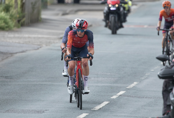 Ben Tulett at the men's road race, British Champs 2023