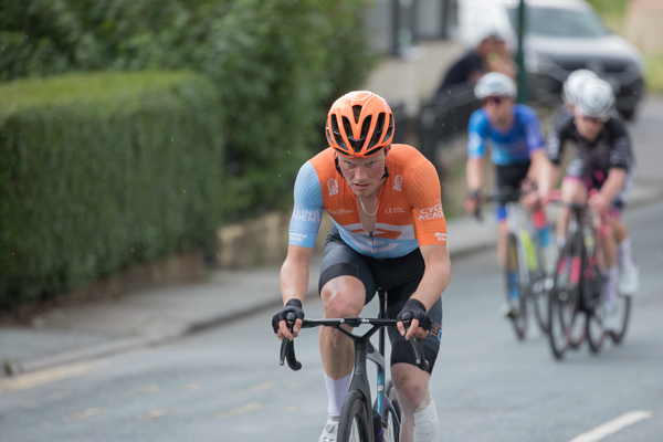 Le Col race team rider at the men's road race, British Champs 2023