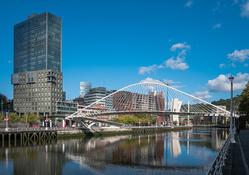 Zubizuri Bridge, Bilbao