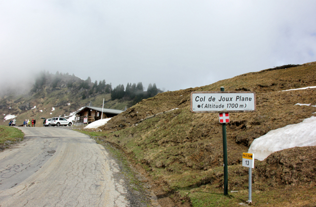 Summit of Col de la Joux Plane
