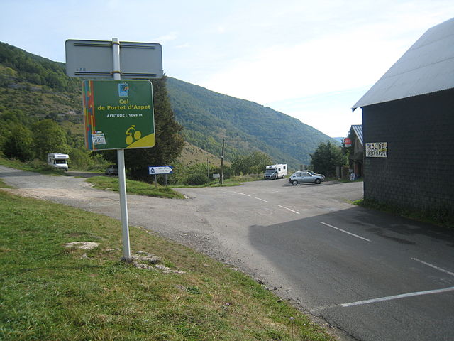 Top of Col de Portet d'Aspet