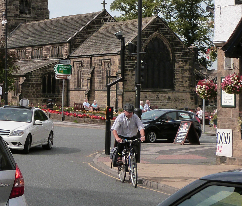 Cycle commuter, Ilkley