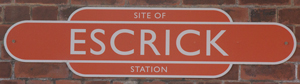 Site of Escrick Station