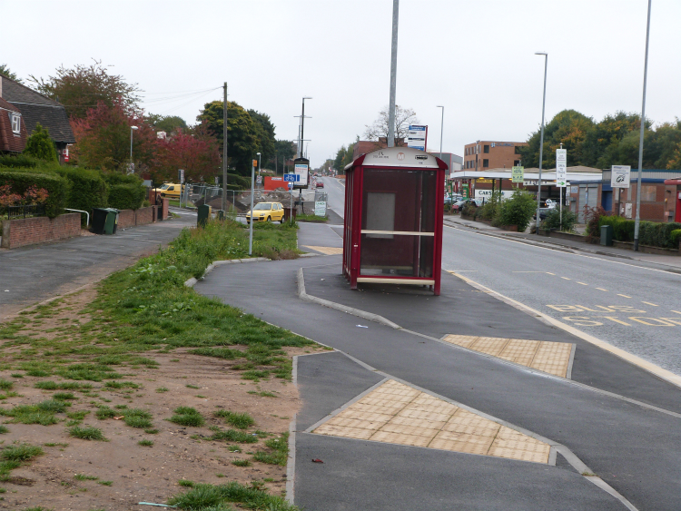 Floating bus stop, Staningley Floating bus stop, Staningley