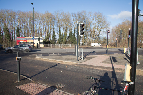 Toucan crossing of A1079 at Grimston Bar