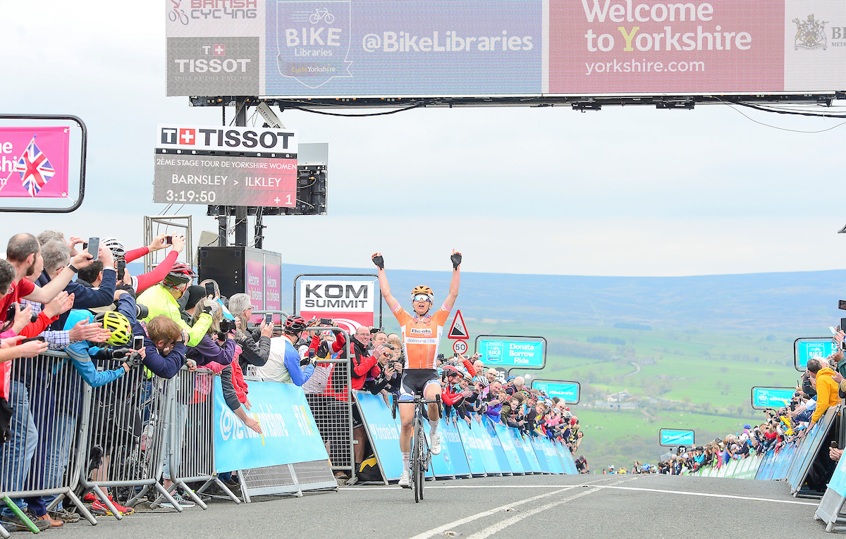 Guarnier wins Stage 2, women's Tour de Yorkshire 2018 Guarnier wins Stage 2, women's Tour de Yorkshire 2018