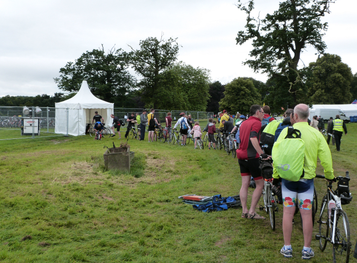 Bike parking at Harewood