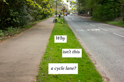 Harlow Moor Road shared use path