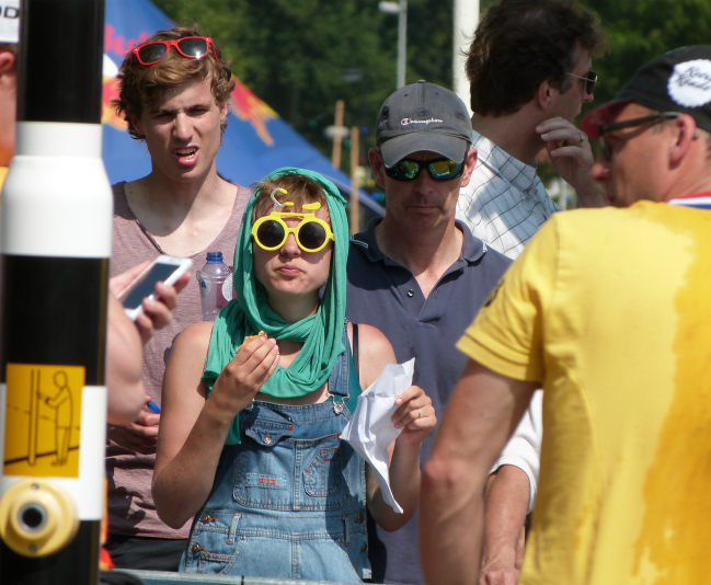 Hot Tour de France spectators, Utrecht