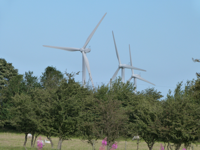 Knabs Ridge turbines Wind turbines on Knabs Ridge