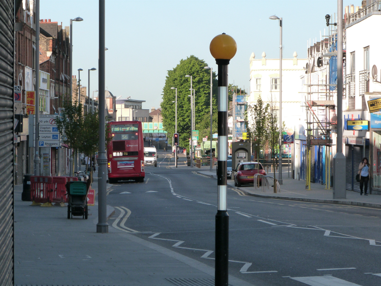 A104 in Leyton A104 in Leyton