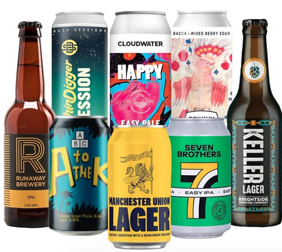 Case of Manchester beers